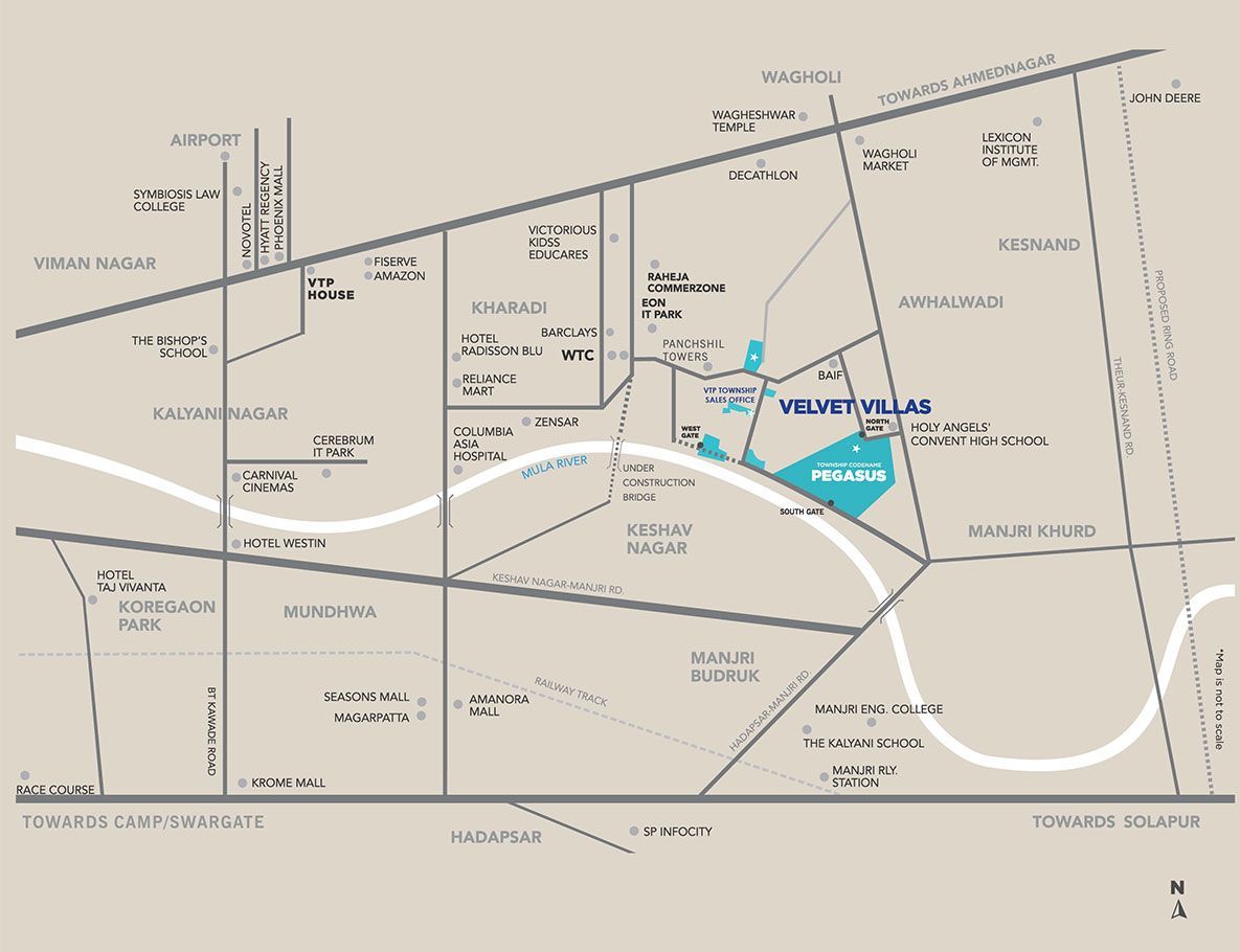 VTP Velvet Villas in Kharadi Pune – Luxury 3.5 & 5.5 BHK Villas by VTP Realty in Township Codename Pegasus with premium amenities